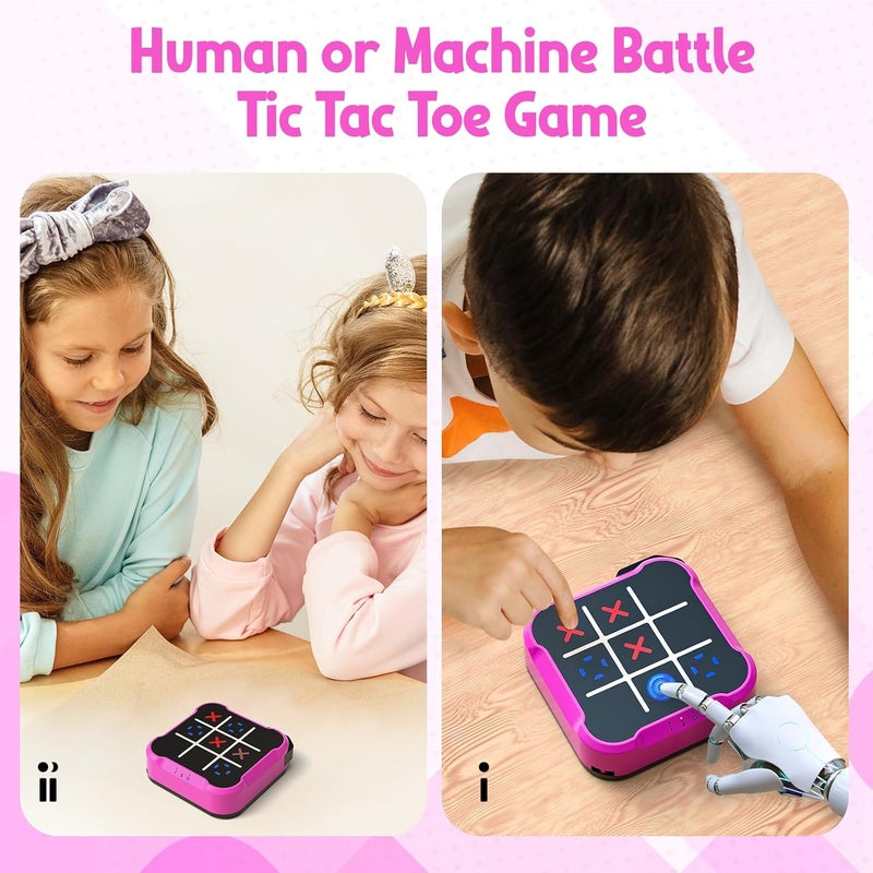 Bacare Tic Tac Toe Bolt Game, Handheld Electric Puzzle Board for Educational and Memory Growth, Gift Ideal for Kids and Adults' Birthday, Portable Travel Games for Car Ride - Image 4